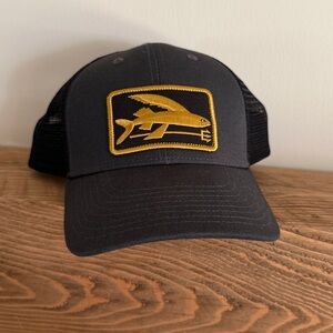 Patagonia Black and Gold Trucker Hat